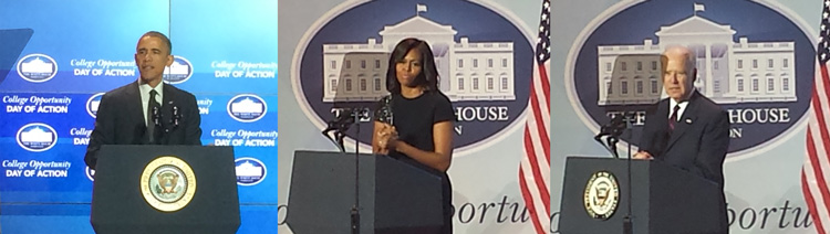 President Obama, Michele Obama, VP Joe Biden
